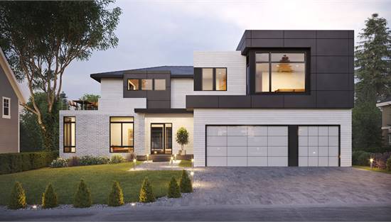 image of contemporary house plan 9963